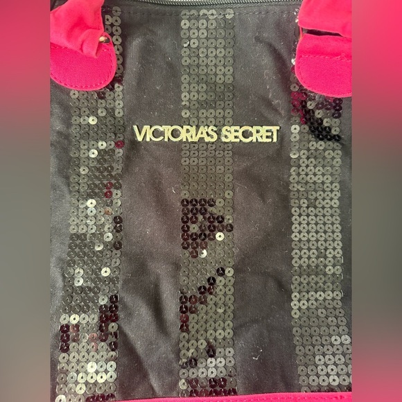 Victorias Secret Sequins 2013 Black Friday Weekender Duffle Bag Tote - Picture 2 of 12